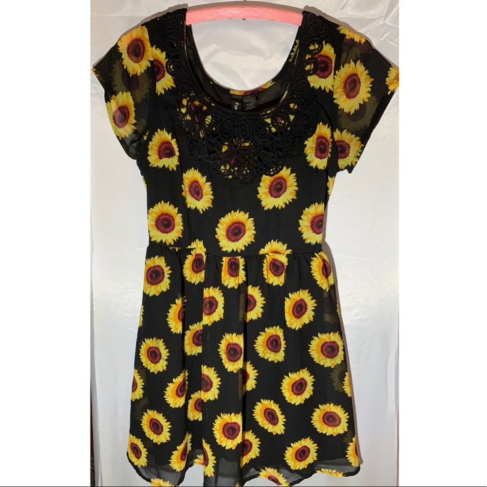 Boutique sunflower dress